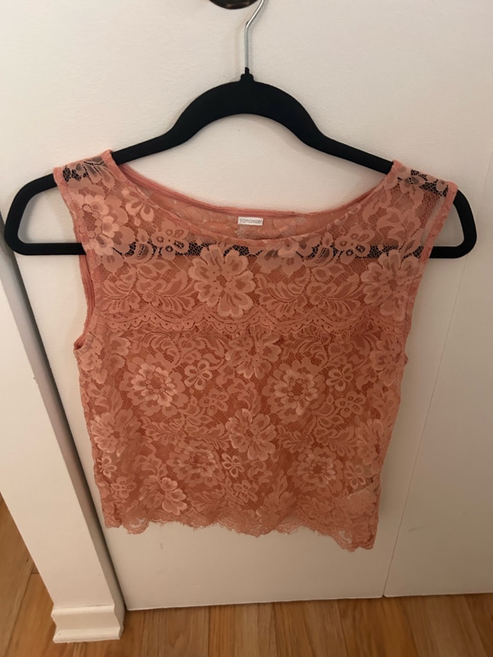 Lace Floral Camisole in Dusty Rose